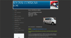 Desktop Screenshot of dualcontrolsleeds.co.uk